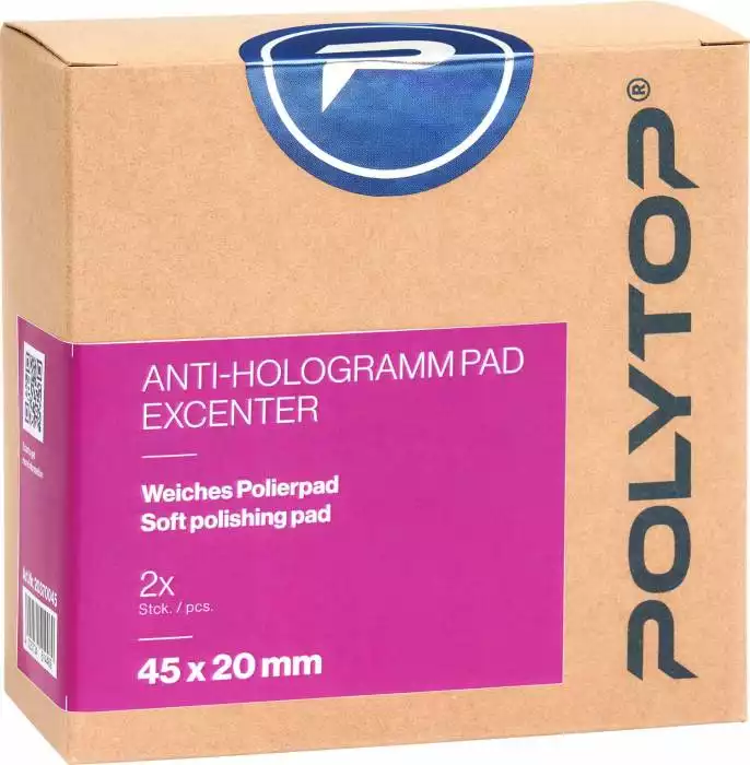 Anti-Hologramm Pad lila Excenter 45 x 20 mm, 2er Pack