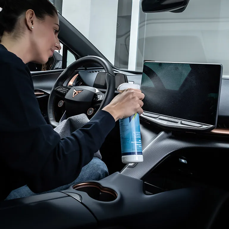 Sauber wie dahaim, Innenraumreinigung mit Polytop Innenraumreinigung